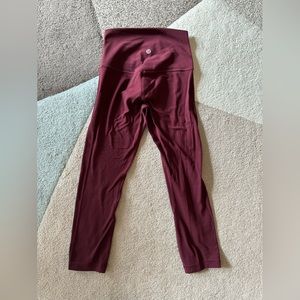Lululemon Wunder Under Legging high waist crop size 2